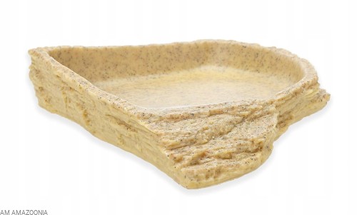 Happet Miska narożna na pokarm dla żółwia i agamy 26x19,5x4 cm