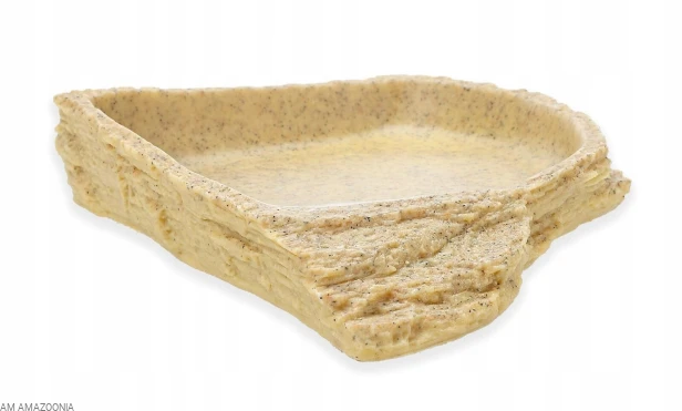 Happet Miska narożna na pokarm dla żółwia i agamy 26x19,5x4 cm