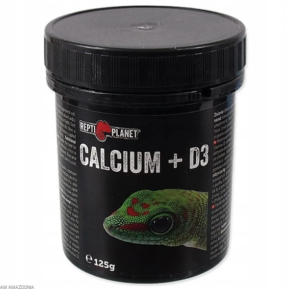Repti Planet Calcium z D3 drobno sproszkowany 125 g