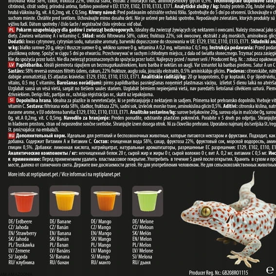 Repti Planet Jelly Pots  8 szt.