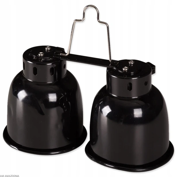 Repti Planet Mini Combo Dome PODWÓJNY Klosz z odbłyśnikiem 2x40W
