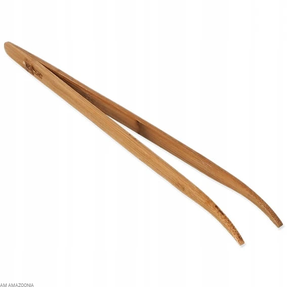 Repti Planet Bamboo Tweezers Pęseta terrarystyczna zagięta Bambusowa 28 cm