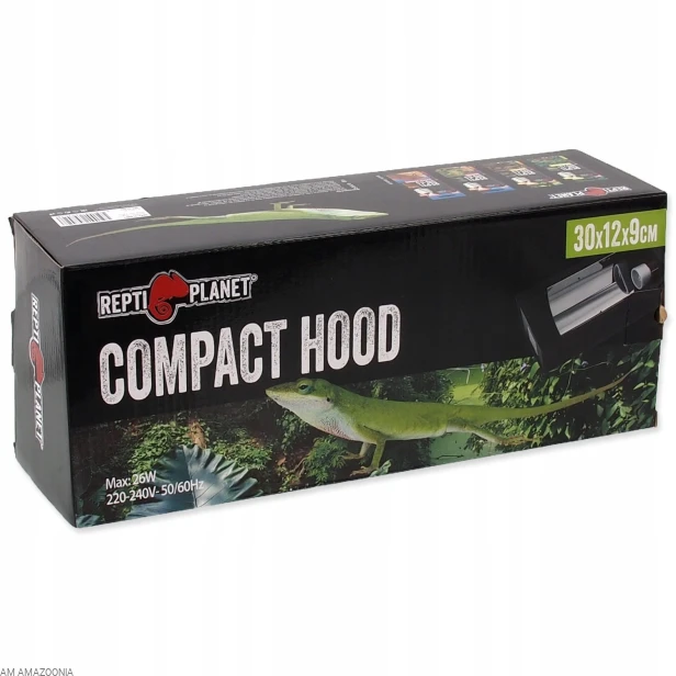 Repti Planet COMPACT HOOD oprawka oświetleniowa 1x UVB 26W 30x12x9cm