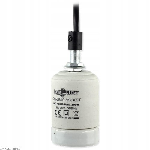 Repti Planet Ceramic Socket Ceramiczna oprawka do żarówki o mocy do 200W