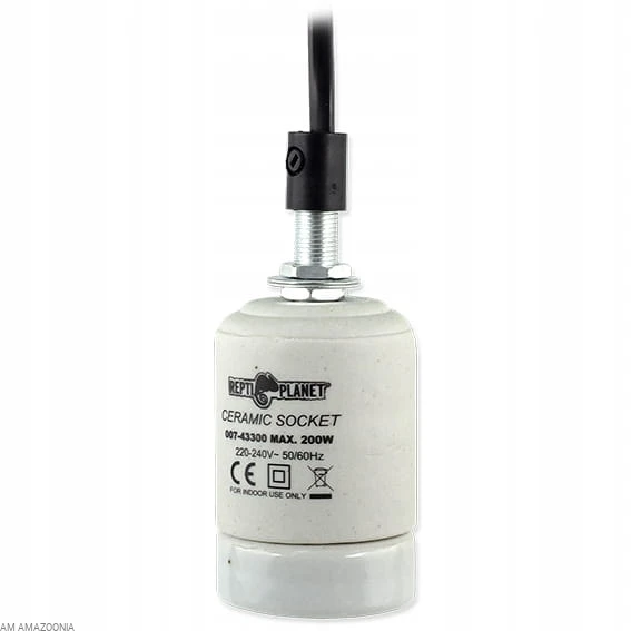 Repti Planet Ceramic Socket Ceramiczna oprawka do żarówki o mocy do 200W