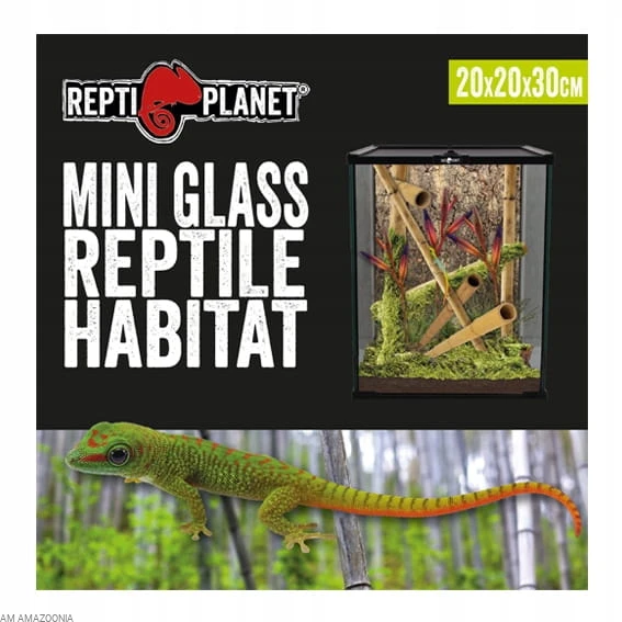 Repti Planet Terrarium szklane 20x20x30 cm
