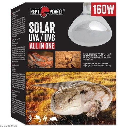 Repti Planet Żarówka kompaktowa SOLAR 2w1 UVA i UVB 160 W