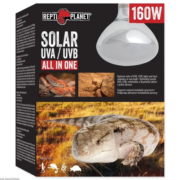 Repti Planet Żarówka kompaktowa SOLAR 2w1 UVA i UVB 160 W
