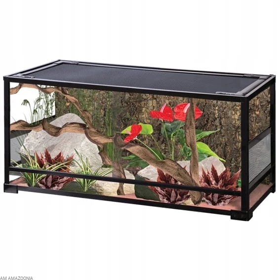 Repti Planet Terrarium PREMIUM Szklane Składane 90 x 45 x 45 cm