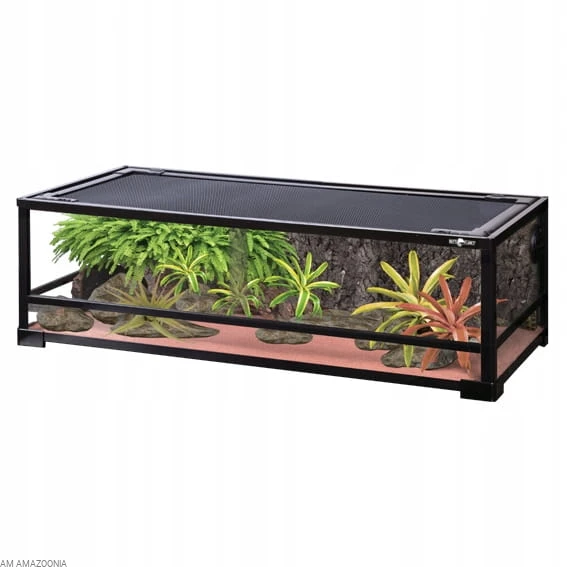 Repti Planet Terrarium PREMIUM Szklane Składane 90x45x30cm