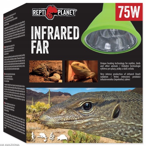 Repti Planet Infrared Far Żarówka Podczerwona - Promiennik grzewczy 75W