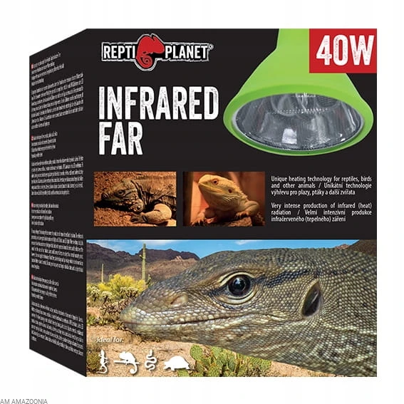 Repti Planet Infrared Far Żarówka Podczerwona - Promiennik grzewczy 40W