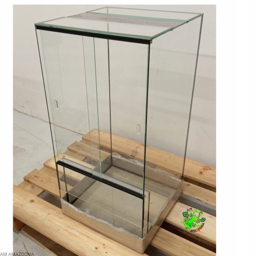 Terrarium szklane 40 x 40 x 80 cm