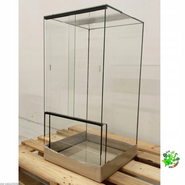 Terrarium szklane 40 x 40 x 80 cm