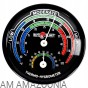 Repti Planet Analogowy Świecący w ciemności termometr z higrometrem 2w1