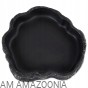 Repti Planet Miska miseczka do terrarium CZARNA 19 x 17,5 x 4 cm