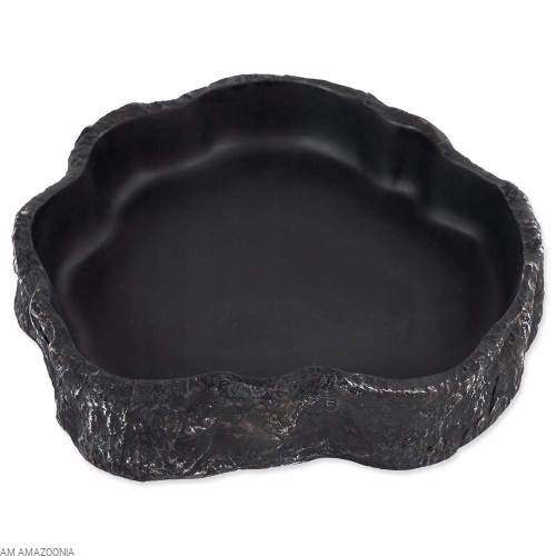 Repti Planet Miska miseczka do terrarium CZARNA 15 X 13,5 X 3 cm