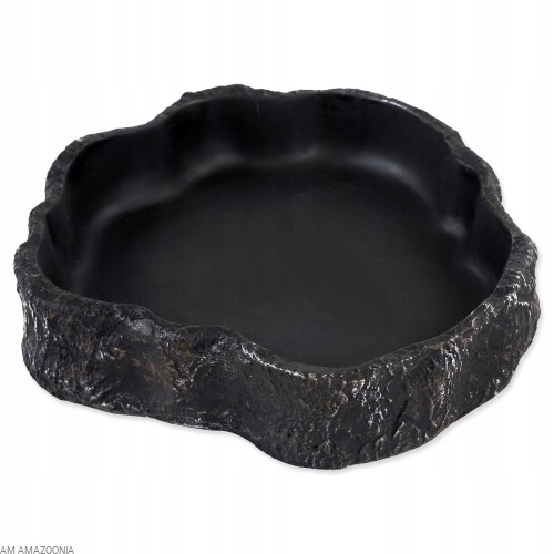 Repti Planet Miska miseczka do terrarium CZARNA 15 X 13,5 X 3 cm