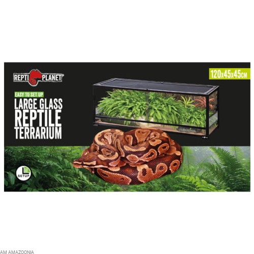REPTI PLANET Terrarium PREMIUM składane 120 x 45 x 45 cm