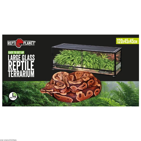 REPTI PLANET Terrarium PREMIUM składane 120 x 45 x 45 cm