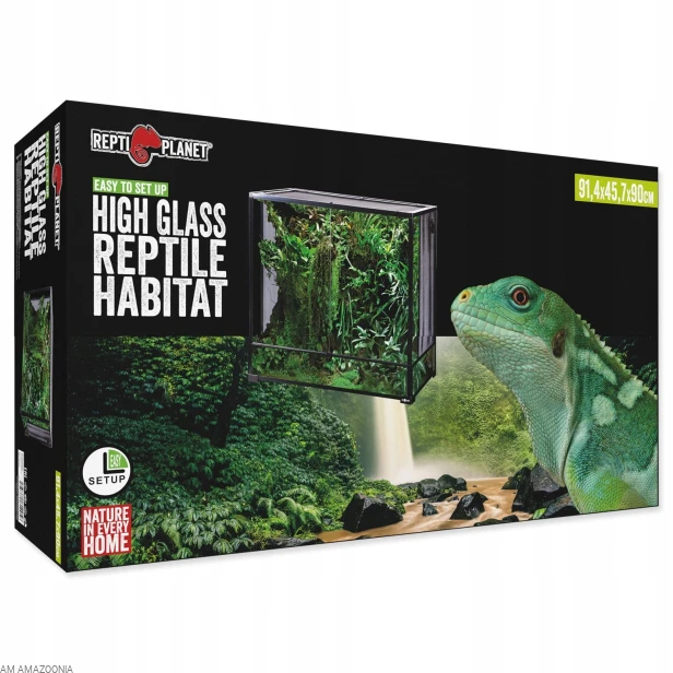 Repti Planet Terrarium szklane PREMIUM składane 91,4 x 45,7 x 90 cm