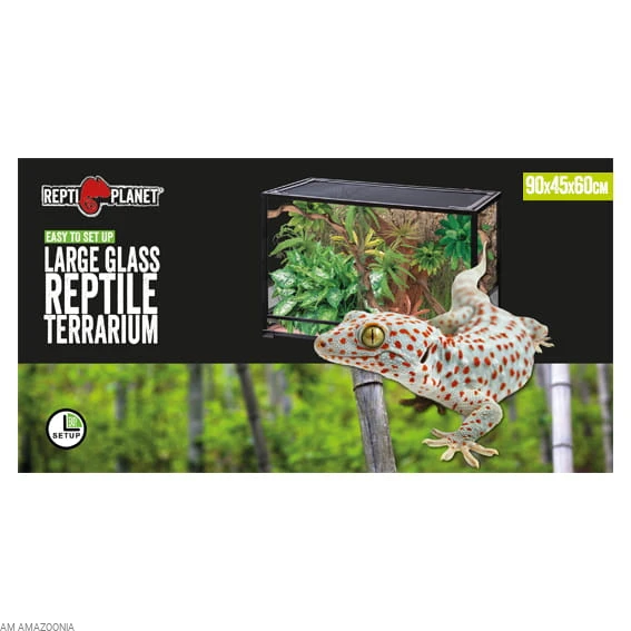 REPTI PLANET Terrarium szklane składane PREMIUM 90x45x60 cm