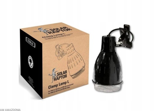 SolarRaptor Oprawka z kloszem i klipsem do terrarium ze złączem EVG 13x24 L