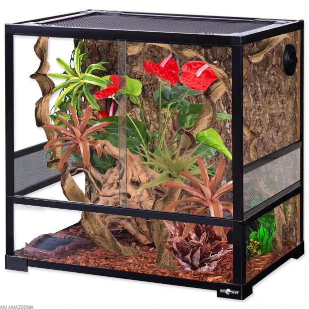 Repti Planet Terrarium Szklane Składane 60 x 45 x 60 cm