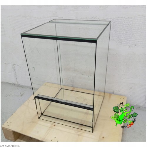 Terrarium szklane PREMIUM dla gekona orzęsionego 30 x 30 x 50 cm