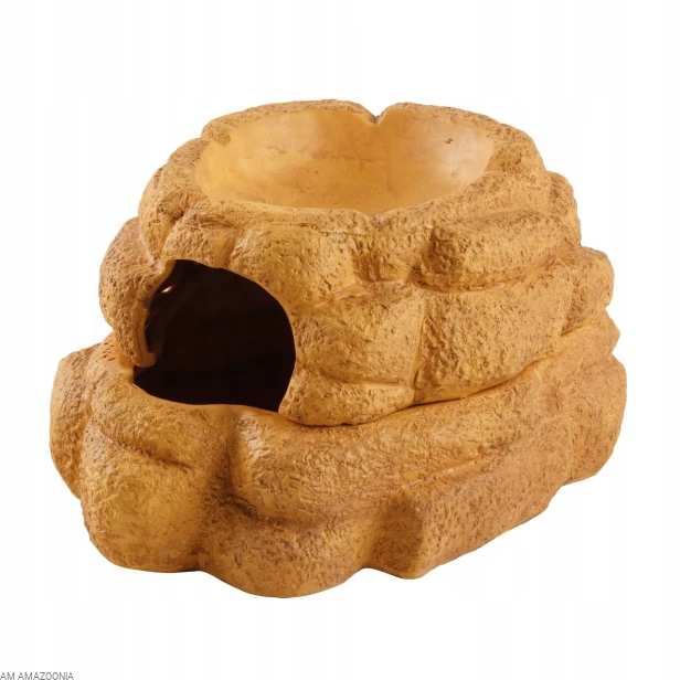 Exo Terra Big Rock Ceramic Cave- Dwuczęściowa Wilgotna kryjówka L