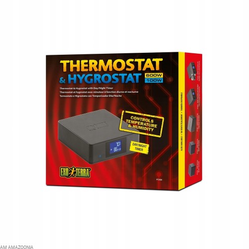 EXO TERRA Termostat / Hygrostat, 600 W/100W