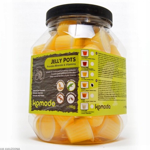 Komodo Jelly Pot Banana Jar - pokarm dla gekona agamy BANAN w żelu 1 szt.