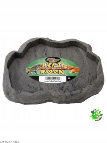 Zoo Med Repti Rock Food Dish M PŁASKA miska miseczka na pokarm 19x16x2,5cm