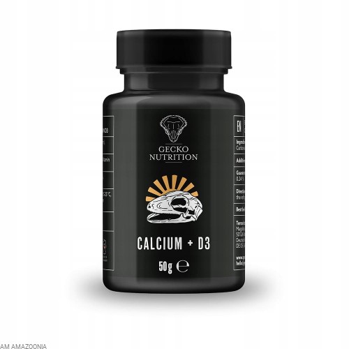 Gecko Nutrition Calcium + D3 - wapń z witaminą D3 100 g PREMIUM