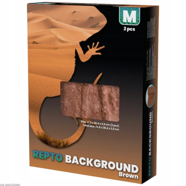 REPTO BACKGROUND BROWN Tło do terrarium 76 x 30 x 30 cm