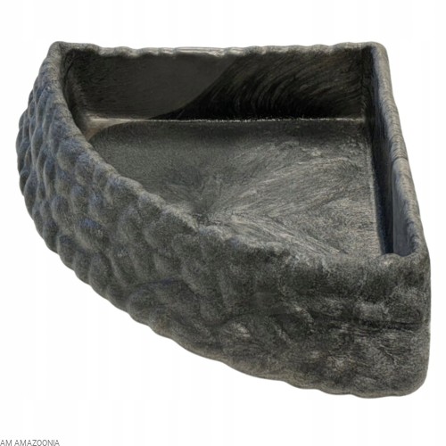 REPTO DECO XL Głęboki BASEN dla węża Narożna miska 35 x 35 x 9 cm