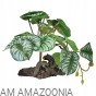REPTO Stojąca roślina BEGONIA REALISTYCZNA ozdoba terrarium 23 x 19 cm