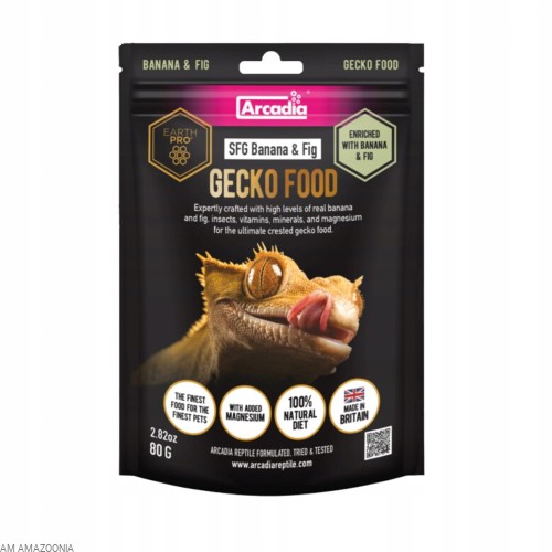 ARCADIA Pokarm papka dla gekonów orzęsionych gargulcowych FIGA BANAN 80 g