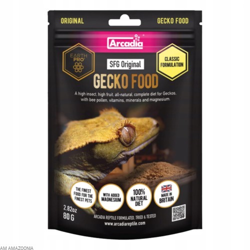 ARCADIA Pokarm papka dla gekonów orzęsionych gargulcowych MIX OWOCÓW 80 g