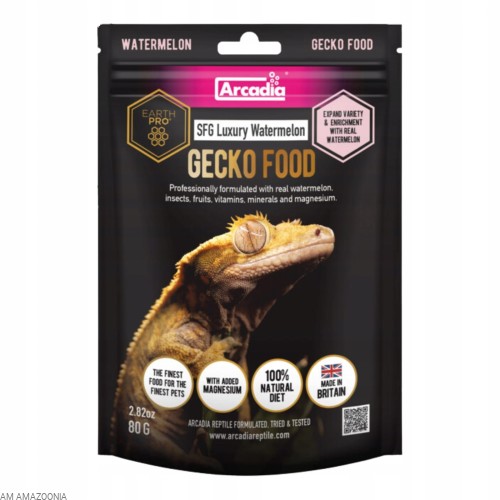 ARCADIA GECKO Pokarm papka dla gekonów orzęsionych gargulcowych ARBUZ 80 g