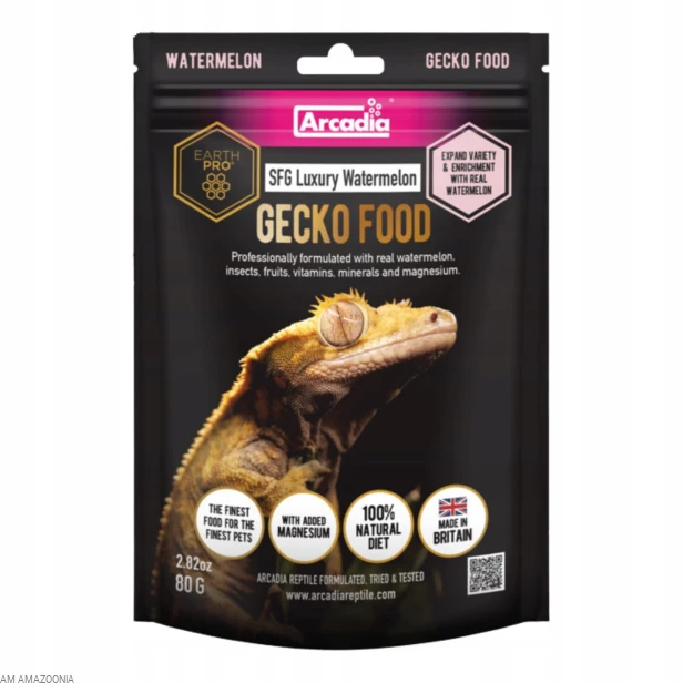 ARCADIA GECKO Pokarm papka dla gekonów orzęsionych gargulcowych ARBUZ 80 g