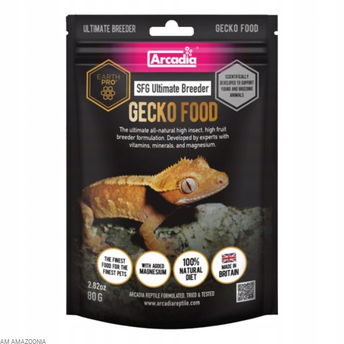 ARCADIA ULTIMATE BREEDER Pokarm papka dla gekonów orzęsionych OWOCOWY 80 g