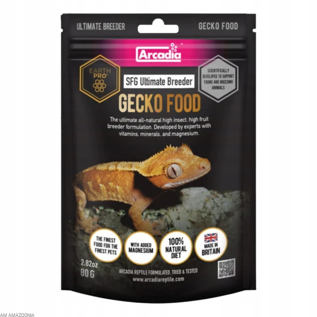 ARCADIA ULTIMATE BREEDER Pokarm papka dla gekonów orzęsionych OWOCOWY 80 g