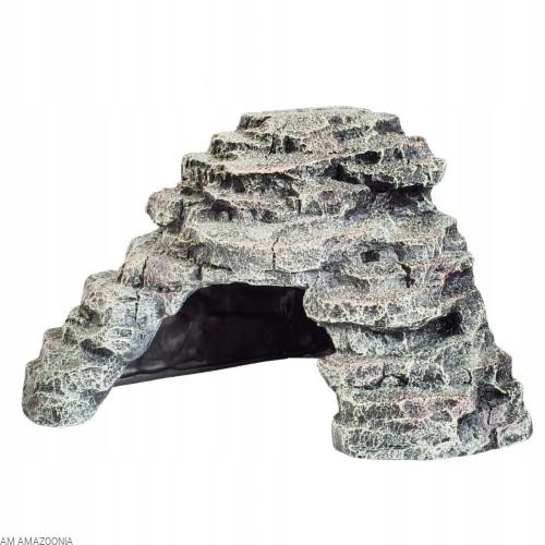 REPTO Narożna kryjówka M PREMIUM do terrarium, wyspa ciepła 22 x 22 x 16 cm
