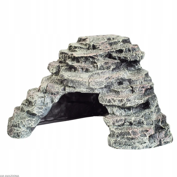 REPTO Narożna kryjówka M PREMIUM do terrarium, wyspa ciepła 22 x 22 x 16 cm