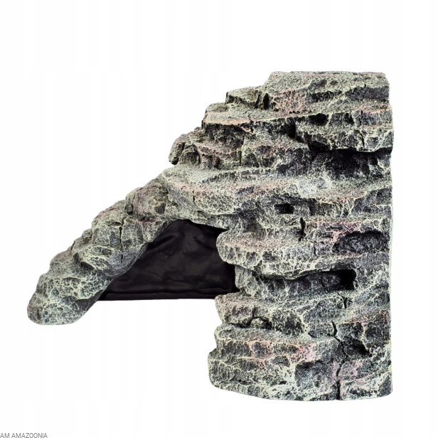REPTO Narożna kryjówka M PREMIUM do terrarium, wyspa ciepła 22 x 22 x 16 cm
