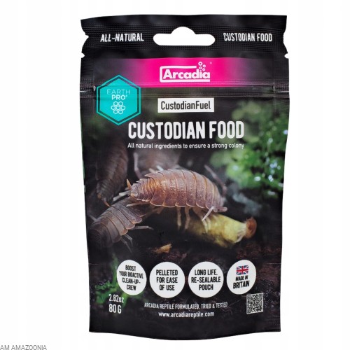 Arcadia Custodian Food pokarm dla ekipy sprzątającej, dla isopodów 80g
