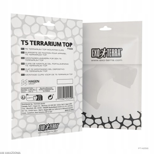Exo Terra Uchwyty montażowe do oprawy T5 Terrarium Top, 2szt