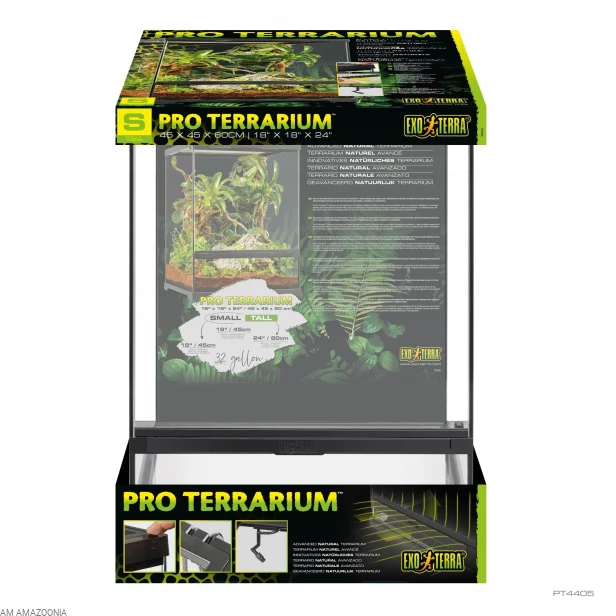 Exo Terra Terrarium  dla gekona orzęsionego 45x45x60 cm