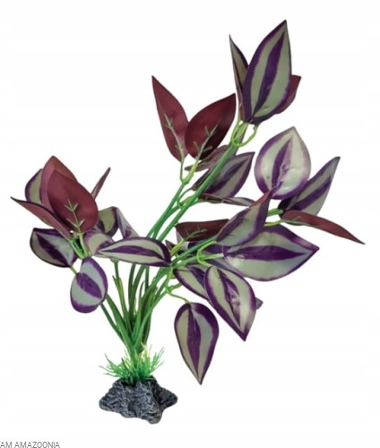 REPTO Sztuczna roślina do terrarium Stojąca TRZYKROTKA 15 x 21 cm